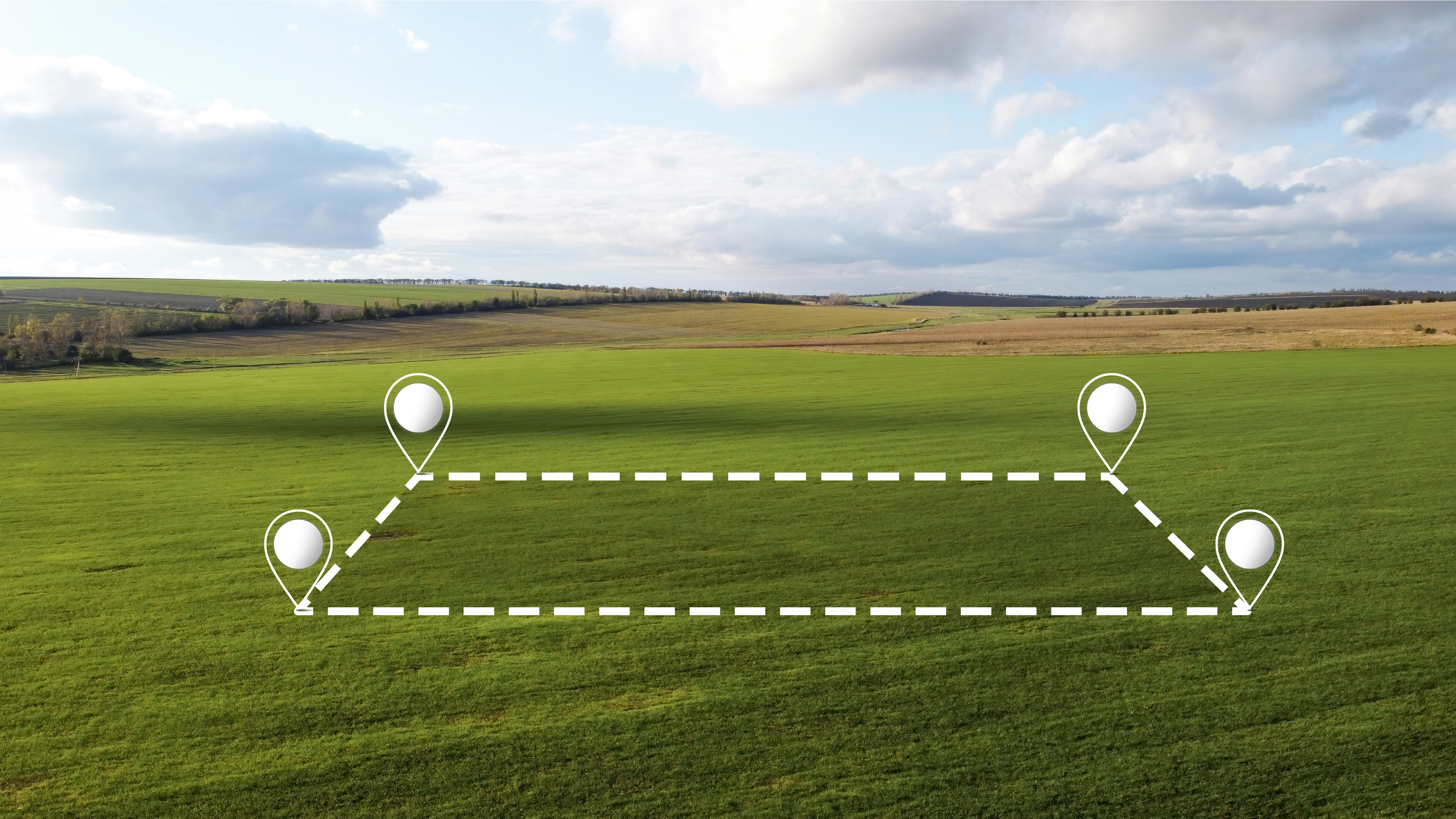 Planned residential development with organised land plots